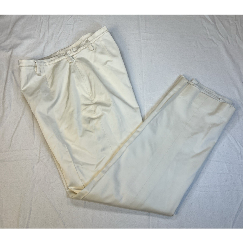 Carlisle Ivory Cream Dress Pants Trousers Women's Size 8 Viscose Blend Lined